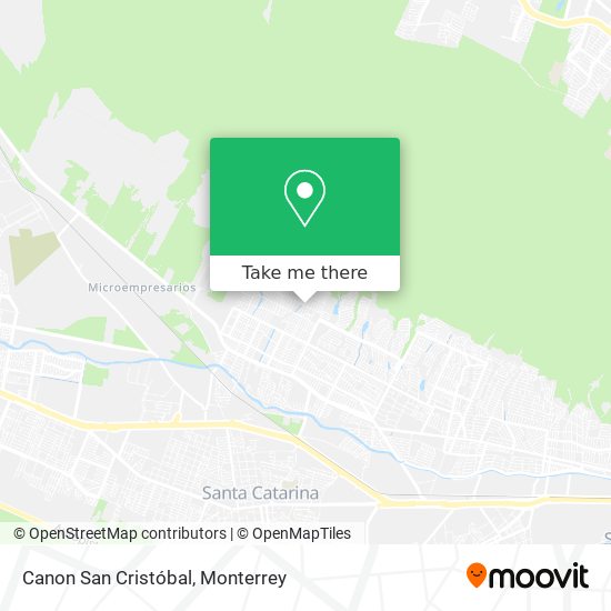 Canon San Cristóbal map