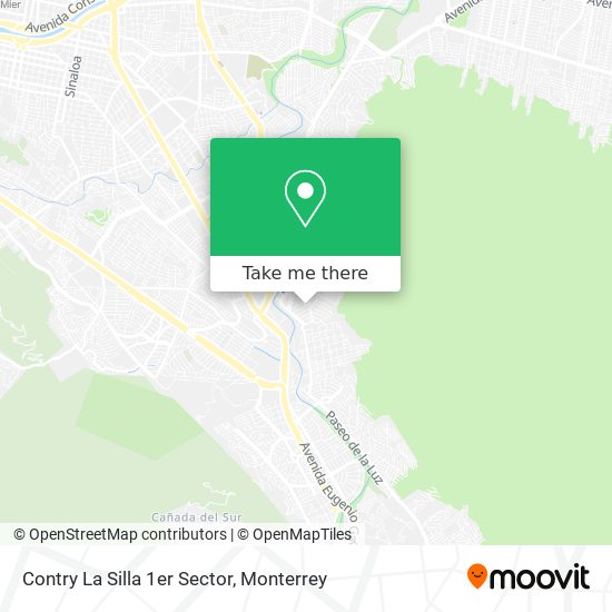Mapa de Contry La Silla 1er Sector