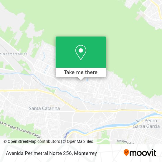 Mapa de Avenida Perimetral Norte 256
