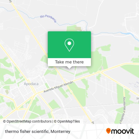 thermo fisher scientific map