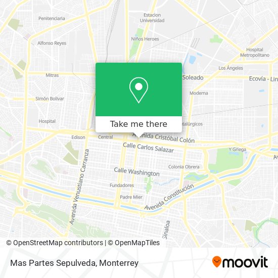 Mapa de Mas Partes Sepulveda
