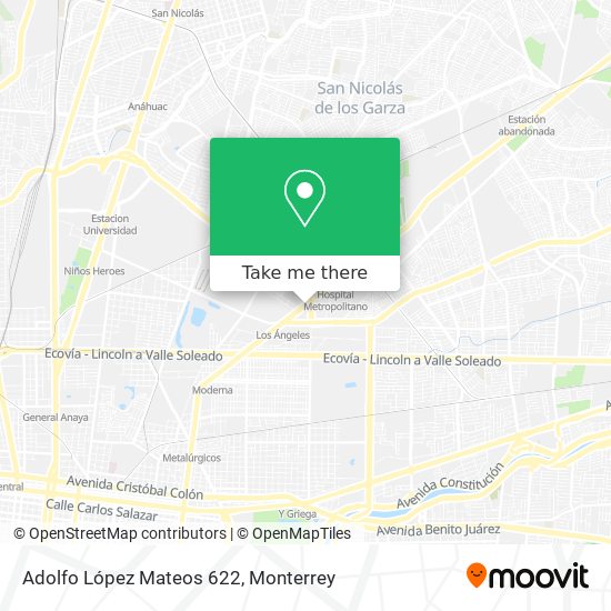 Mapa de Adolfo López Mateos 622