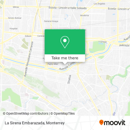 Mapa de La Sirena Embarazada