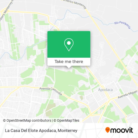La Casa Del Elote Apodaca map