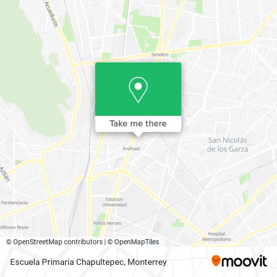 Escuela Primaria Chapultepec map