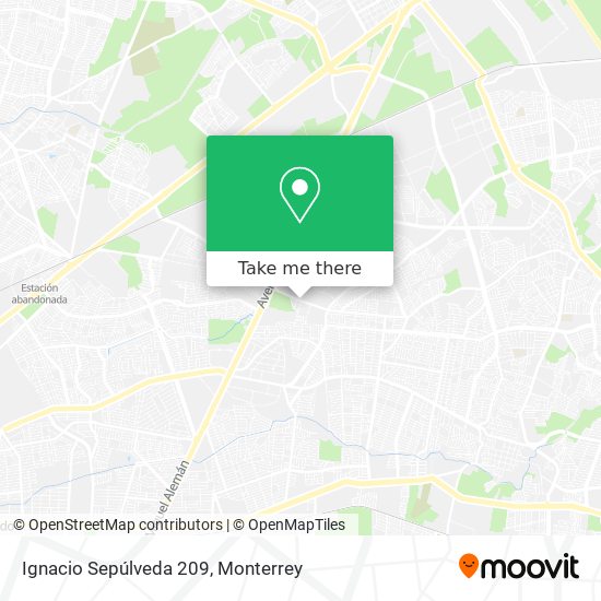 Ignacio Sepúlveda 209 map