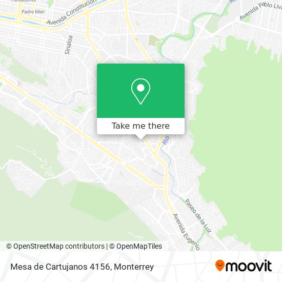 How to get to Mesa de Cartujanos 4156 in Monterrey by Bus or Metrorrey?