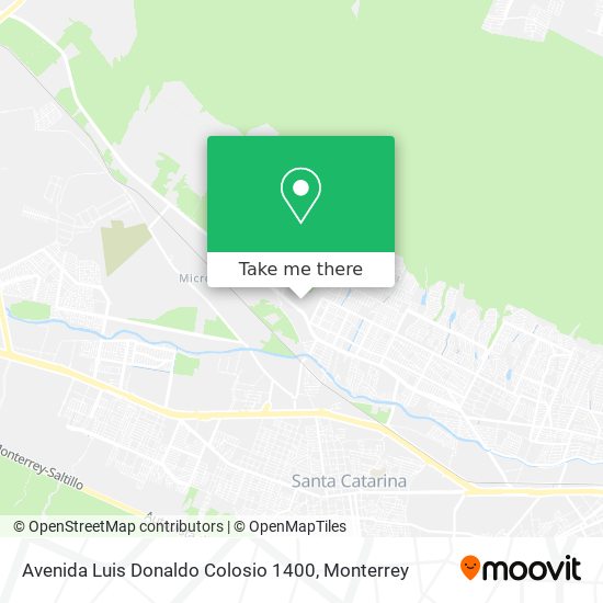 Mapa de Avenida Luis Donaldo Colosio 1400
