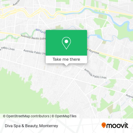 Mapa de Diva Spa & Beauty