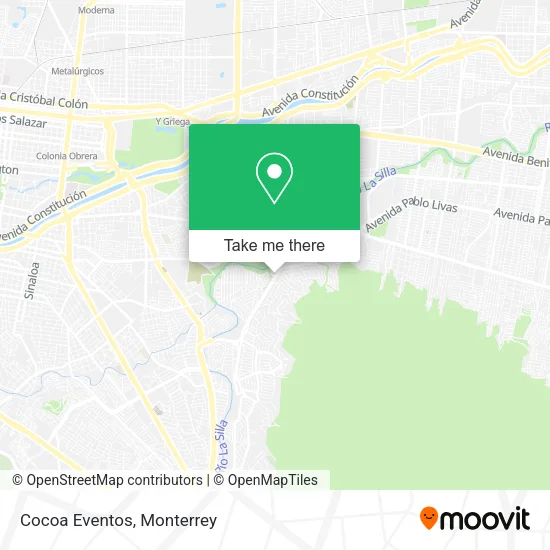 Mapa de Cocoa Eventos