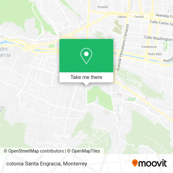 colonia Santa Engracia map