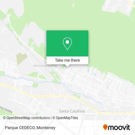 Parque CEDECO map