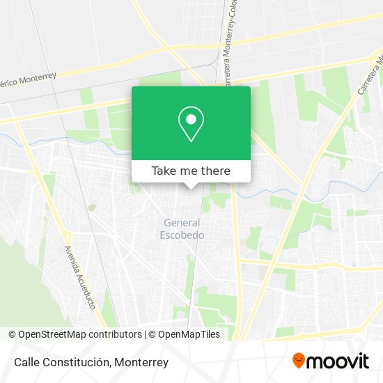 Mapa de Calle Constitución