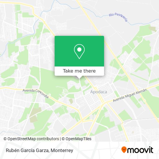 Rubén García Garza map