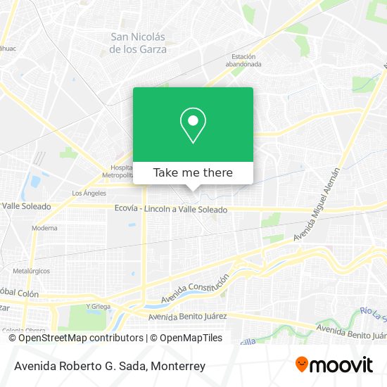 Avenida Roberto G. Sada map