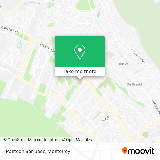 Mapa de Panteón San José