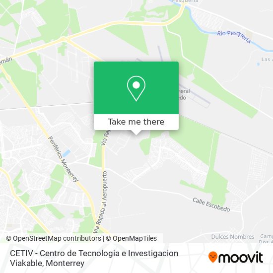 Mapa de CETIV - Centro de Tecnologia e Investigacion Viakable