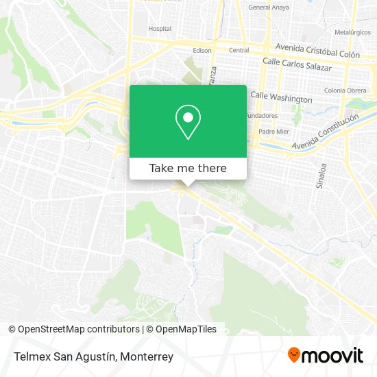 Telmex San Agustín map