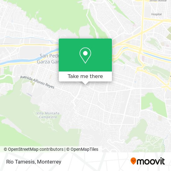 Mapa de Río Tamesis