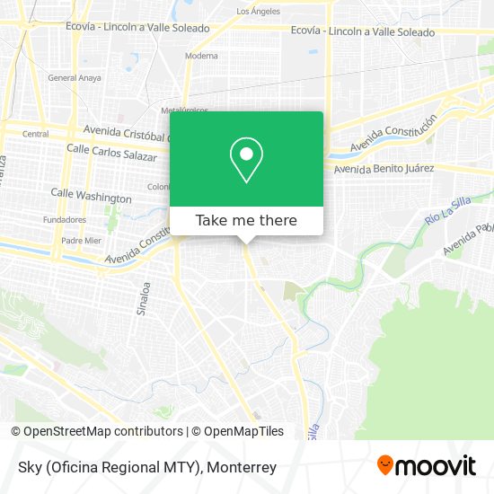 Sky (Oficina Regional MTY) map