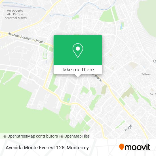 Avenida Monte Everest 128 map