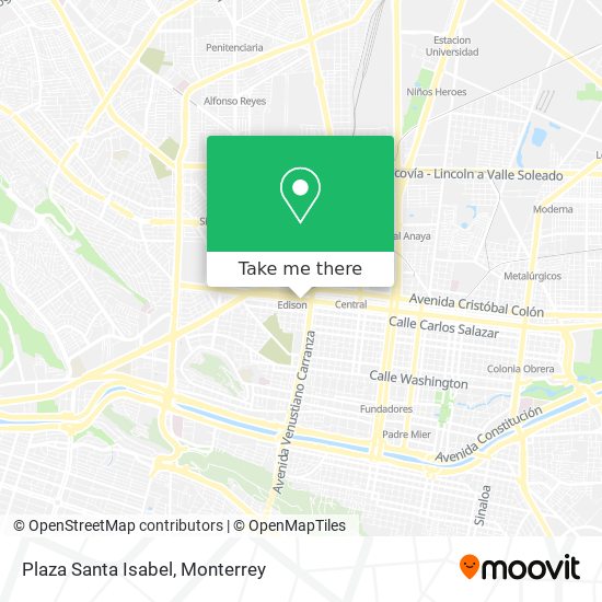 Mapa de Plaza Santa Isabel