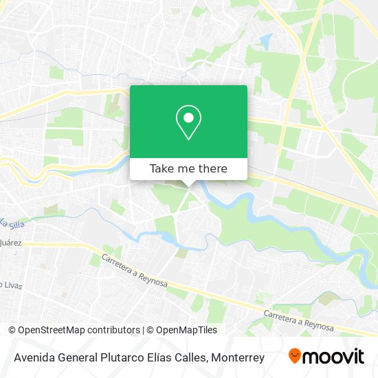 Avenida General Plutarco Elías Calles map