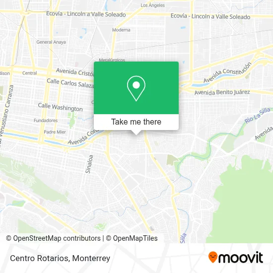 Centro Rotarios map