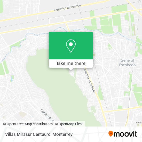 Mapa de Villas Mirasur Centauro