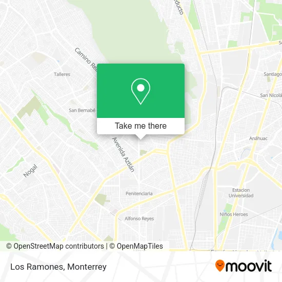 Los Ramones map
