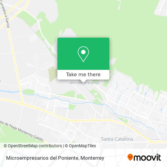 Mapa de Microempresarios del Poniente