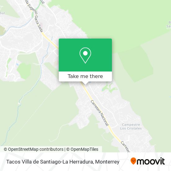 Mapa de Tacos Villa de Santiago-La Herradura