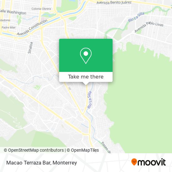 Macao Terraza Bar map