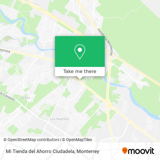 Mapa de Mi Tienda del Ahorro Ciudadela