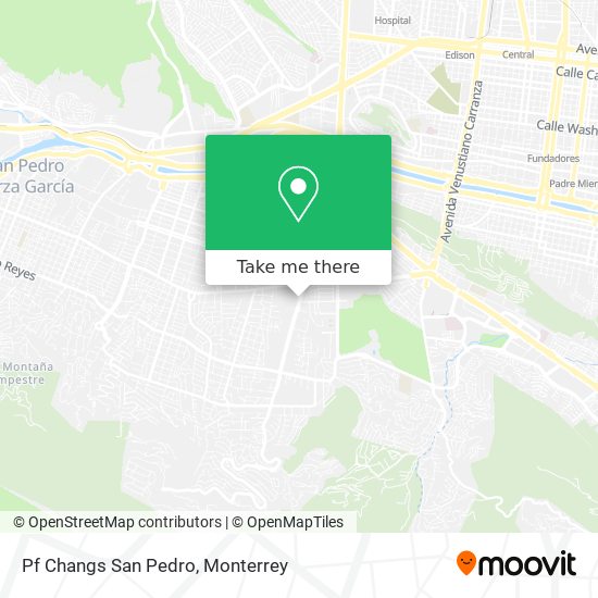 Pf Changs San Pedro map