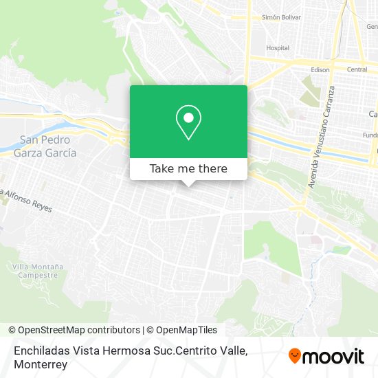 Enchiladas Vista Hermosa Suc.Centrito Valle map