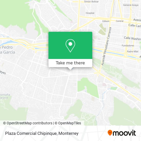 Plaza Comercial Chipinque map