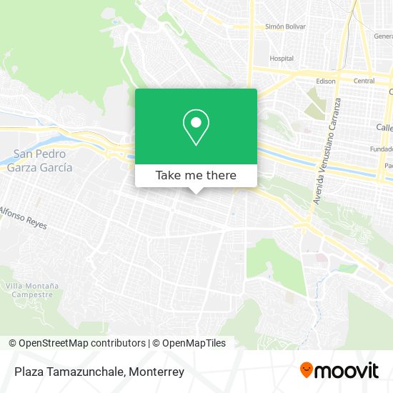 Mapa de Plaza Tamazunchale