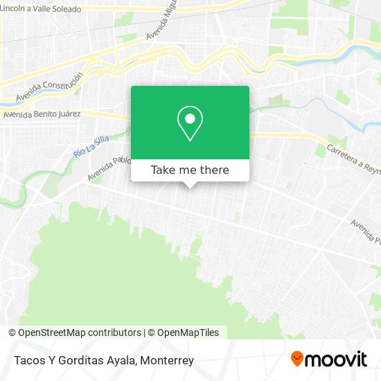Mapa de Tacos Y Gorditas Ayala