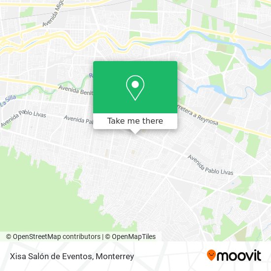Mapa de Xisa Salón de Eventos