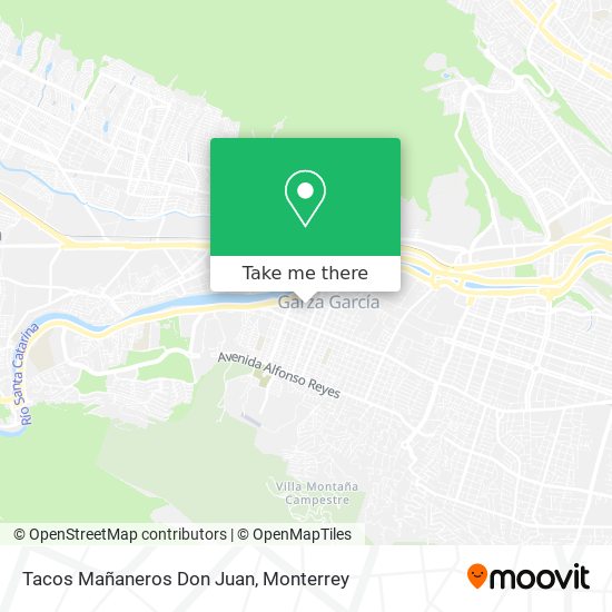 Tacos Mañaneros Don Juan map