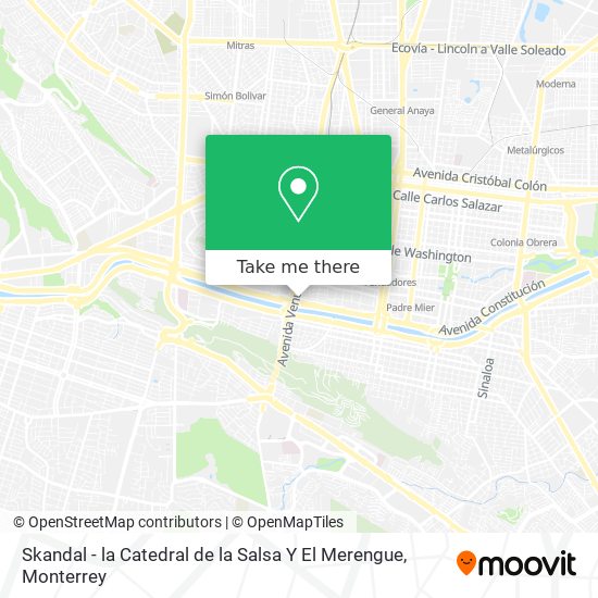 Skandal - la Catedral de la Salsa Y El Merengue map