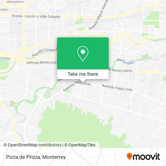 Mapa de Pizza de Prizza
