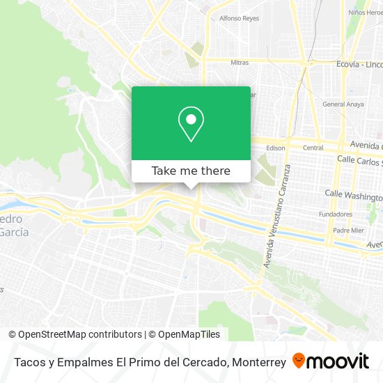 Tacos y Empalmes El Primo del Cercado map