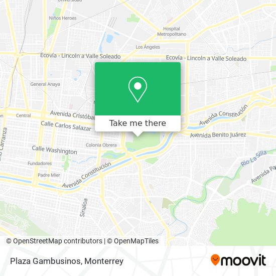 Mapa de Plaza Gambusinos
