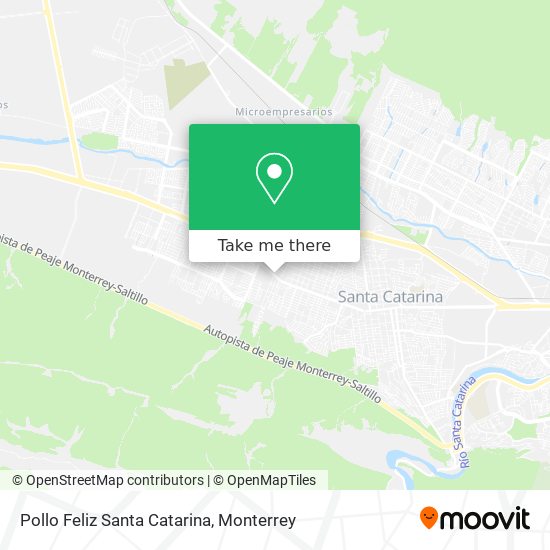 Pollo Feliz Santa Catarina map