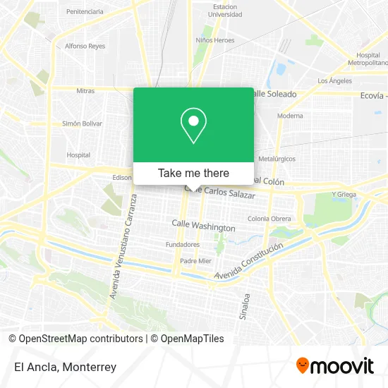 El Ancla map