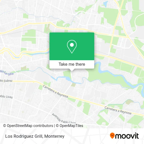 Los Rodriguez Grill map