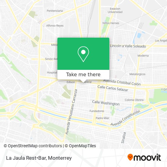 La Jaula Rest•Bar map