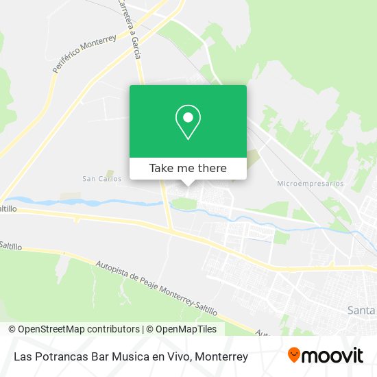 Las Potrancas Bar Musica en Vivo map